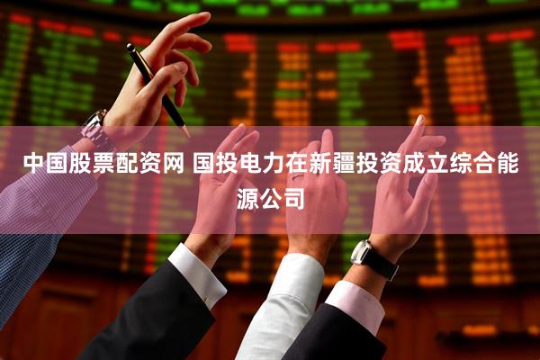 中国股票配资网 国投电力在新疆投资成立综合能源公司